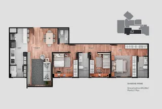 Apartamento com 3 dormitórios, foto 12