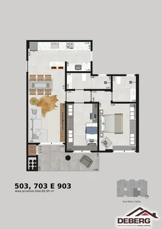 Apartamento com 1 dormitório, foto 12
