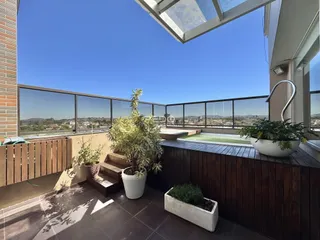 Vista da varanda com paisagem urbana de Lajeado.