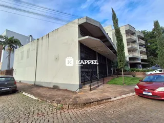 Fachada externa de um prédio residencial em Lajeado, Brasil.