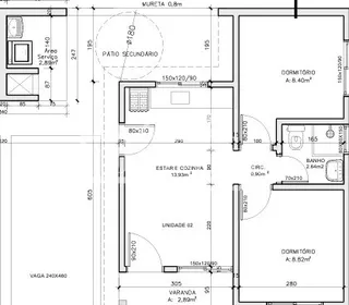 Casa com 2 dormitórios, foto 3