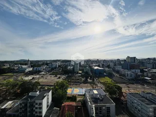 Vista aérea de uma área urbana em Lajeado, Brasil.