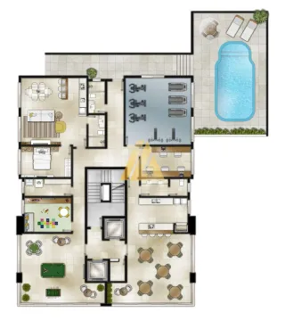 Apartamento com 3 dormitórios, foto 9