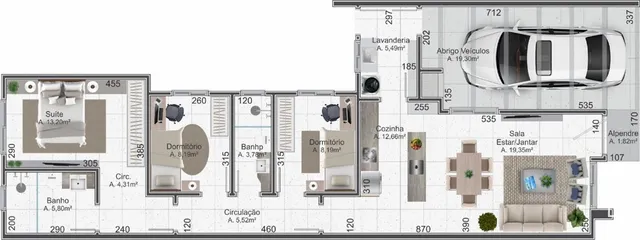 Casa com 3 dormitórios, foto 5