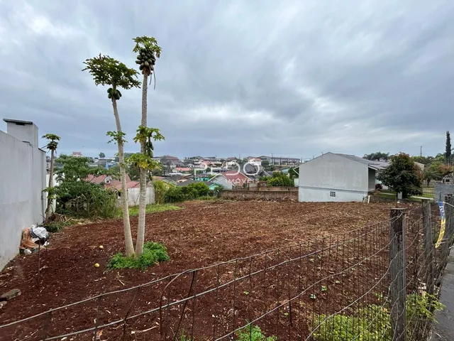 Vista externa de um terreno com cerca e árvores em Lajeado, Brasil.