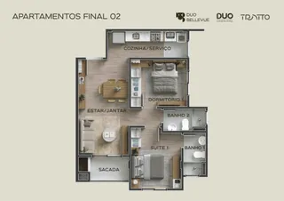 Apartamento com 2 dormitórios, foto 14