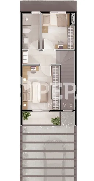 Sobrado com 2 dormitórios, foto 3