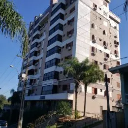 Fachada de um prédio residencial em Lajeado, Brasil.