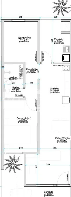 Casa geminada com 2 dormitórios, foto 3