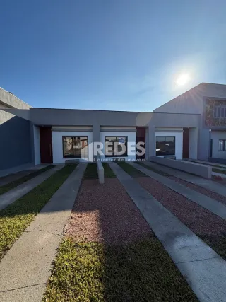 Fachada de uma residência em Lajeado, Brasil.