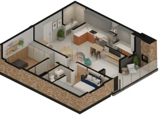 Apartamento com 2 dormitórios, foto 2