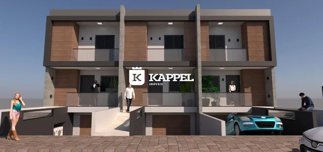Fachada de um prédio residencial moderno com varandas em Lajeado.