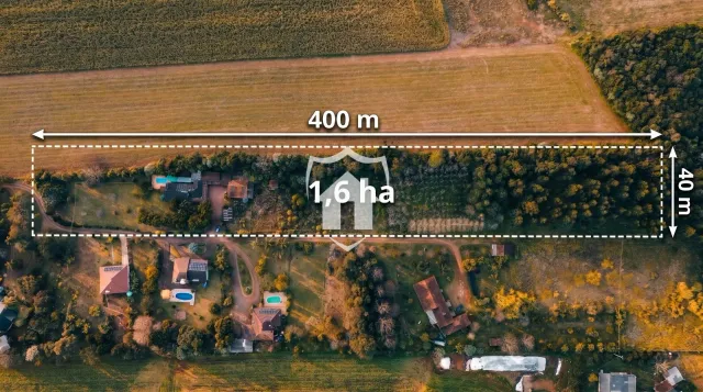 Área rural com 3 dormitórios