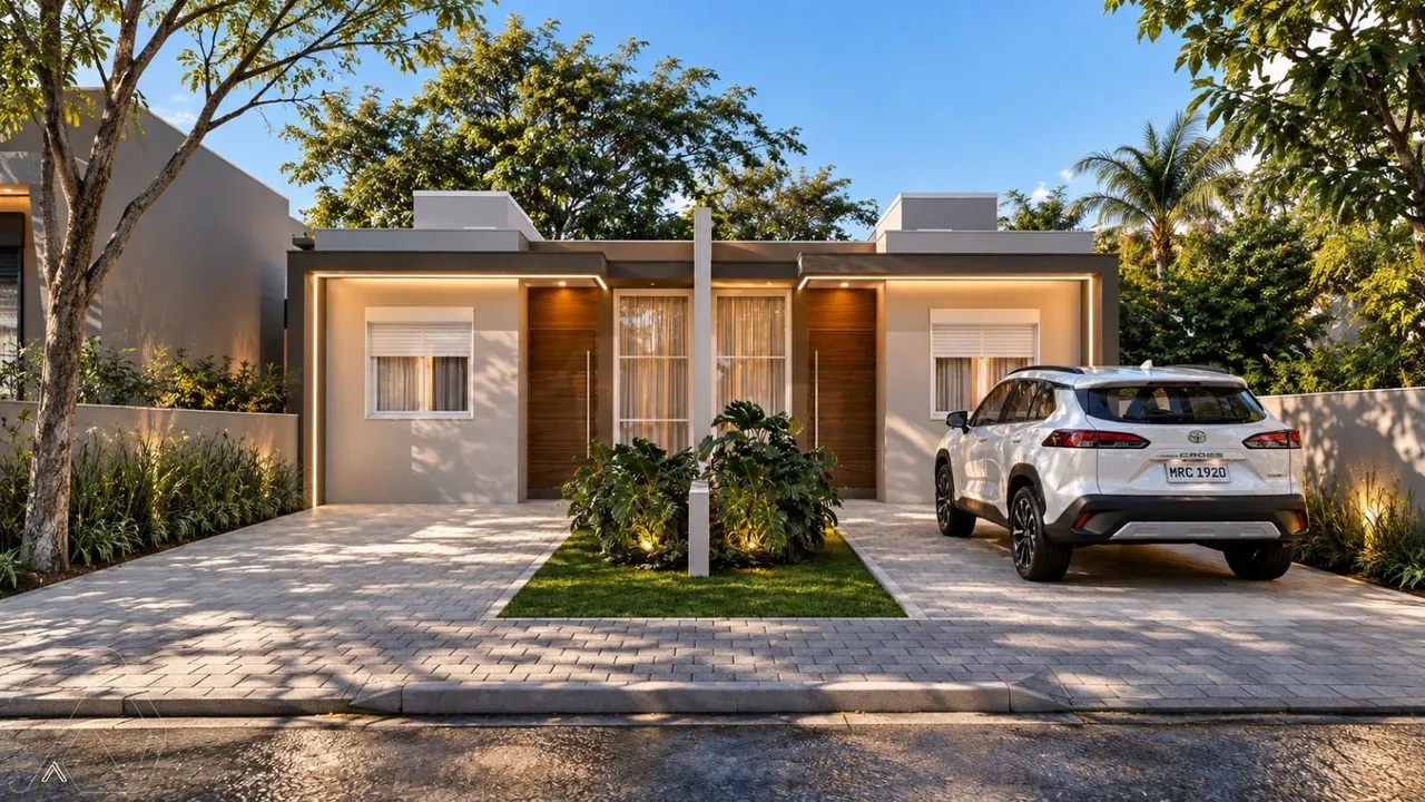 Casa geminada com 2 dormitórios, foto 1