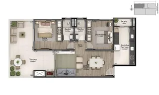 Apartamento com 2 dormitórios, foto 2