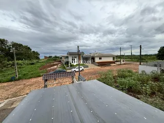 Vista da cobertura de uma propriedade residencial em Lajeado, Brasil.