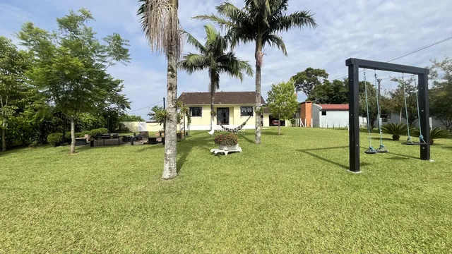 Foto da área verde de uma residência em Lajeado, Brasil.