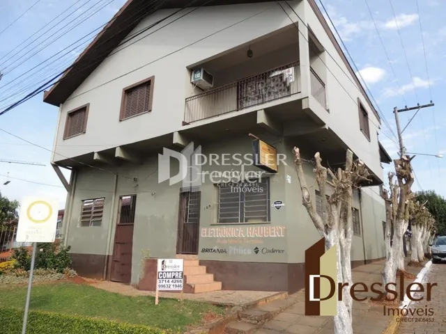 A fachada de uma casa residencial em Lajeado, Brasil.