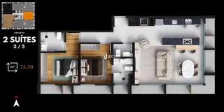 Apartamento com 2 dormitórios, foto 8
