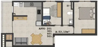 Apartamento com 2 dormitórios, foto 7