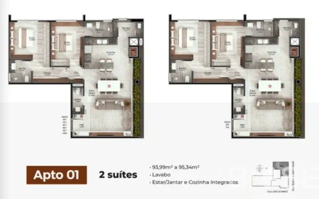 Apartamento com 2 dormitórios, foto 3