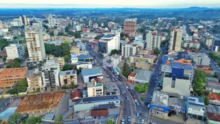 Vista aérea de uma área urbana em Lajeado, Brasil.