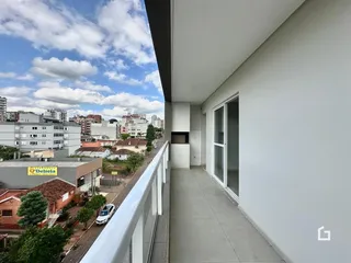 Vista da fachada de um imóvel em Lajeado, Brasil.