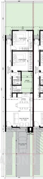Casa geminada com 2 dormitórios, foto 3