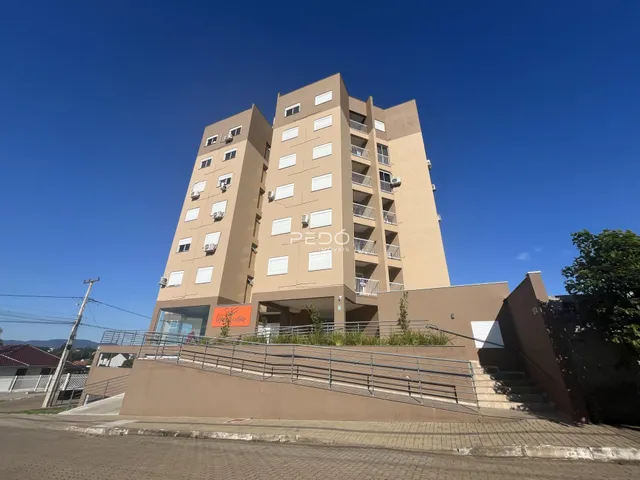 Fachada de um prédio residencial em Lajeado, Brasil.