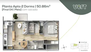 Apartamento com 2 dormitórios, foto 2