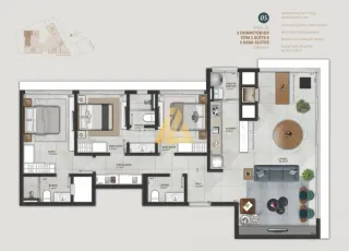 Apartamento com 4 dormitórios, foto 21