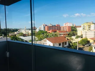 Vista da paisagem urbana de Lajeado a partir de um terraço.