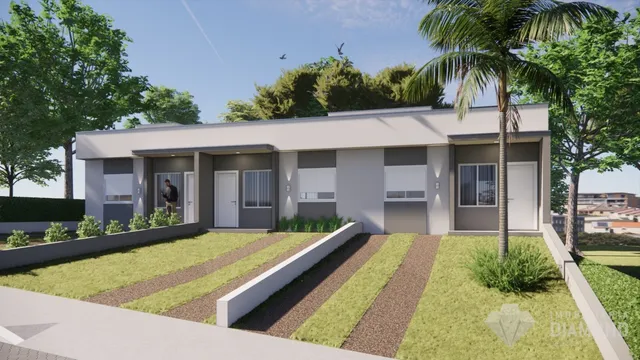Casa geminada com 2 dormitórios