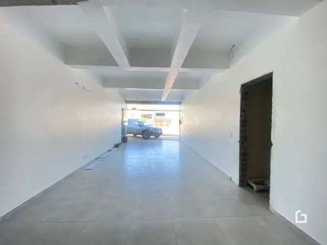 Corredor interno de uma residência em Lajeado, Brasil.