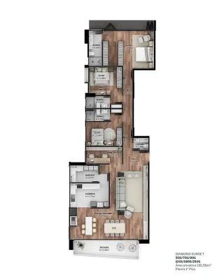 Apartamento com 3 dormitórios, foto 2