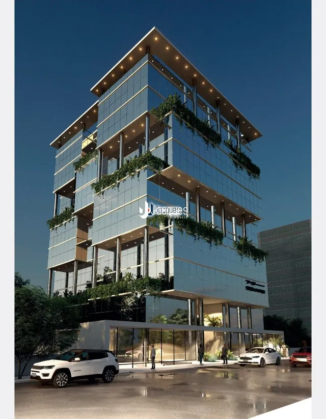 Fachada moderna de um edifício residencial em Lajeado, Brasil.