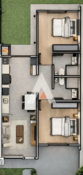 Casa geminada com 2 dormitórios, foto 5
