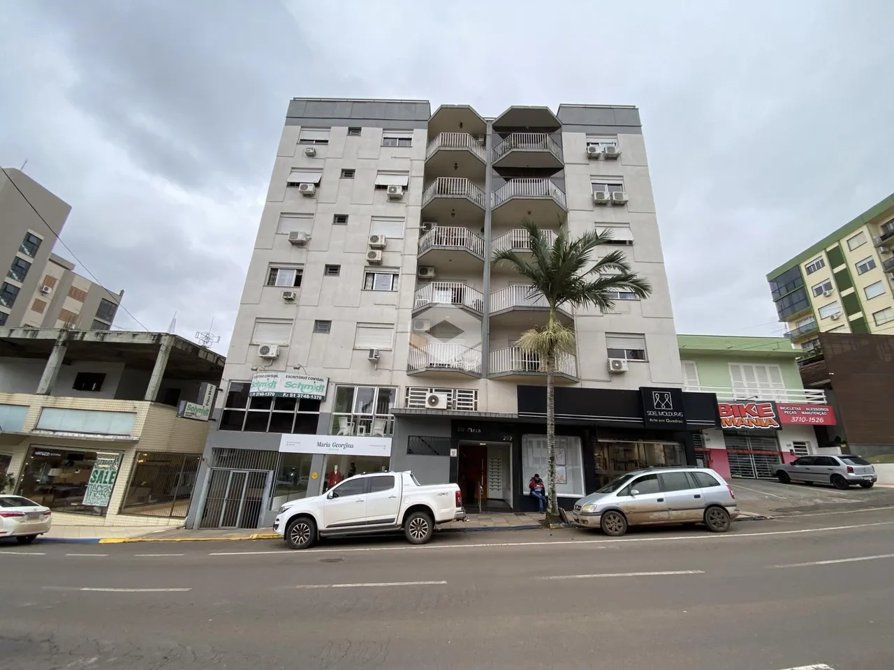 Fachada de um prédio residencial em Lajeado, Brasil.