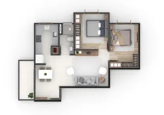 Apartamento com 3 dormitórios, foto 3