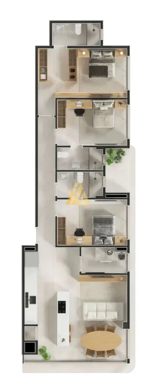 Apartamento com 3 dormitórios, foto 21