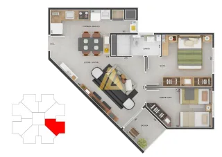 Apartamento com 2 dormitórios, foto 16