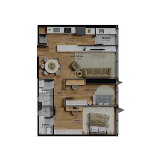 Apartamento com 2 dormitórios, foto 18