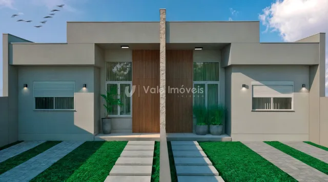 Casa geminada com 2 dormitórios