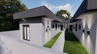 Fachada moderna de uma residência em Lajeado, Brasil.
