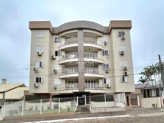 Fachada de um prédio residencial em Lajeado, Brasil.