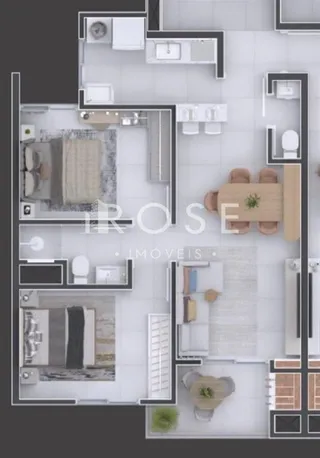 Apartamento com 2 dormitórios, foto 4