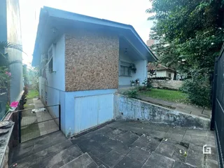 Fachada externa de uma residência em Lajeado, Brasil.