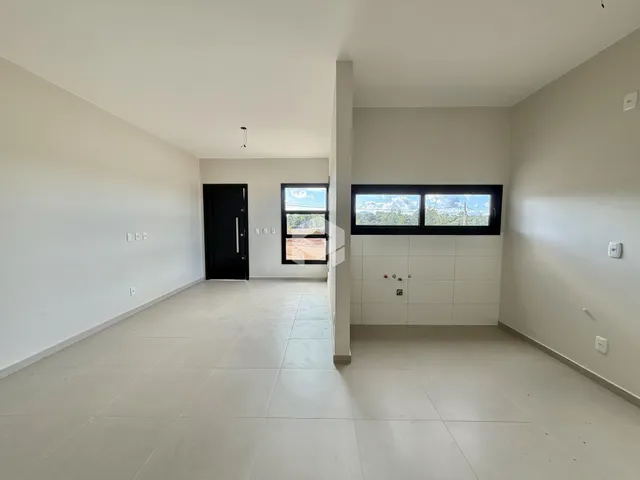Hall de entrada de uma propriedade em Lajeado.