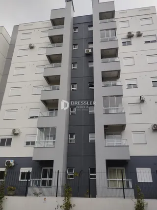 Fachada de um prédio residencial em Lajeado, Brasil.
