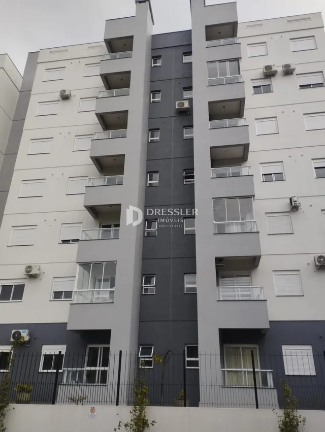 Fachada de um prédio residencial em Lajeado, Brasil.